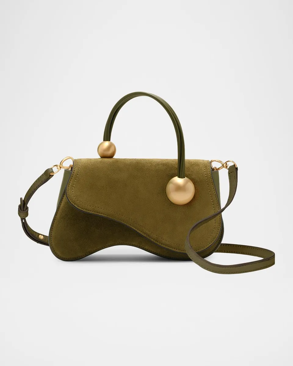 Cult Gaia Kazia Beaded Suede Top-Handle Bag | Thumbnail 5 Cult Gaia Kazia Beaded Suede Top-Handle Bag | Thumbnail 5