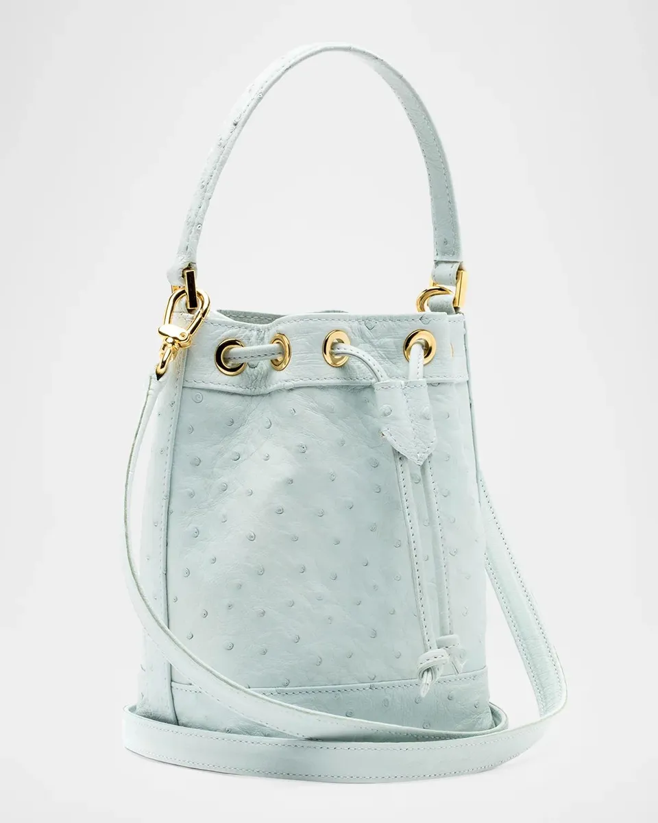 Lana Marks Baby Isla Ostrich Leather Tote Bag | Thumbnail 2 Lana Marks Baby Isla Ostrich Leather Tote Bag | Thumbnail 2