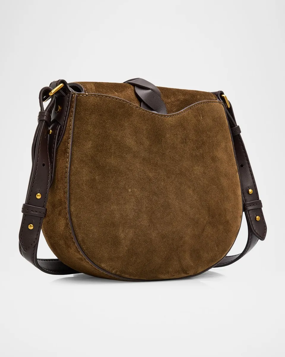 Isabel Marant Altay Small Suede Saddle Crossbody Bag | Thumbnail 3 Isabel Marant Altay Small Suede Saddle Crossbody Bag | Thumbnail 3