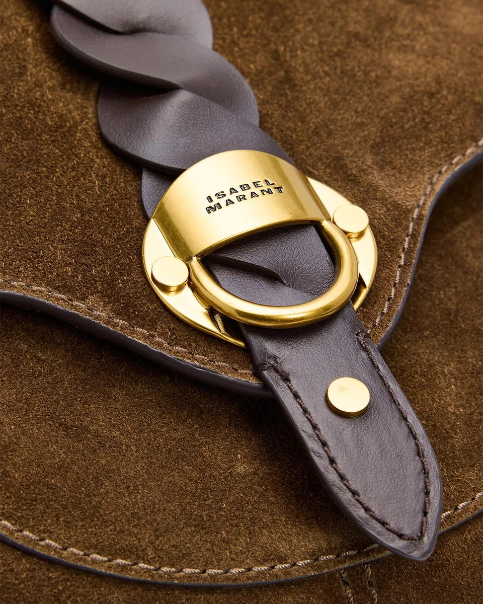 Isabel Marant Altay Small Suede Saddle Crossbody Bag | Thumbnail 6 Isabel Marant Altay Small Suede Saddle Crossbody Bag | Thumbnail 6
