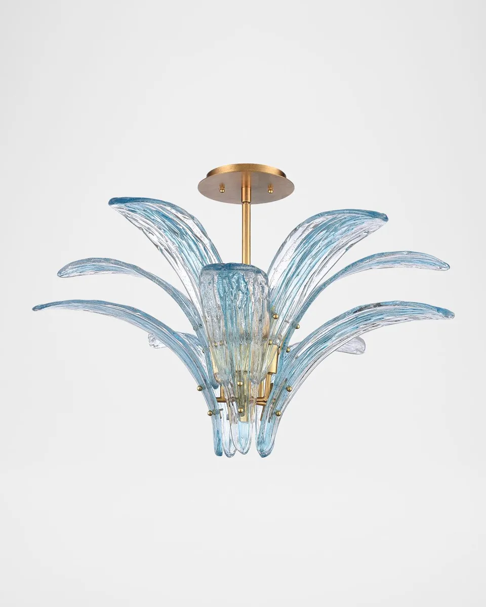 Arabela Lighting Fiore 33" 5-Light Semi-Flush Mount | Thumbnail 2 Arabela Lighting Fiore 33" 5-Light Semi-Flush Mount | Thumbnail 2