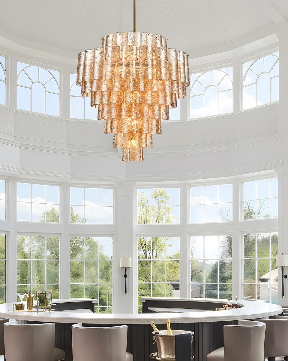 Arabela Lighting Fire and Ice 37" 21-Light Chandelier | Thumbnail 2