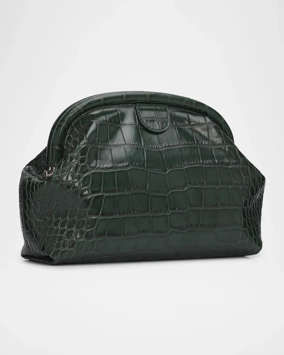 Stella McCartney Falabella Croc-Embossed Clutch | Thumbnail 3 Stella McCartney Falabella Croc-Embossed Clutch | Thumbnail 3