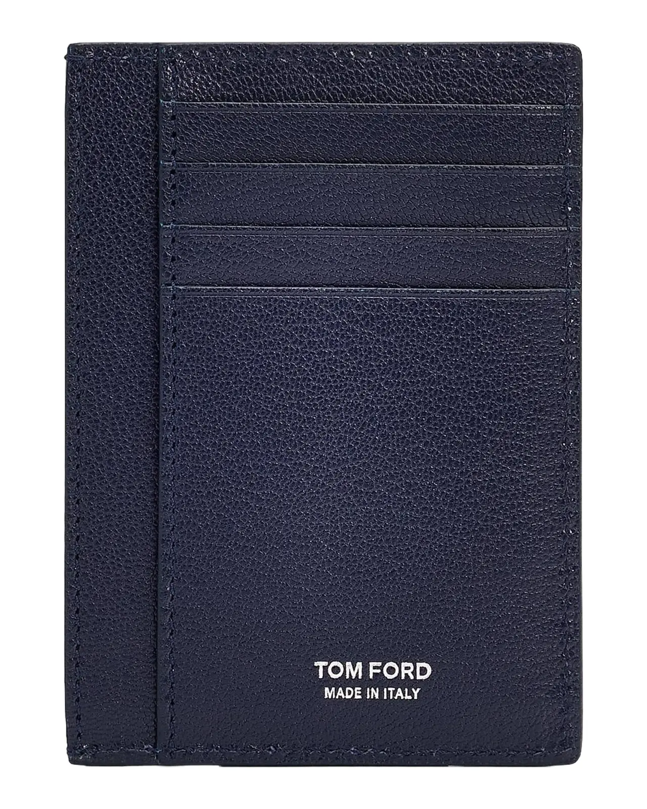 Tom Ford Men's Elongated T Line Leather Card Case