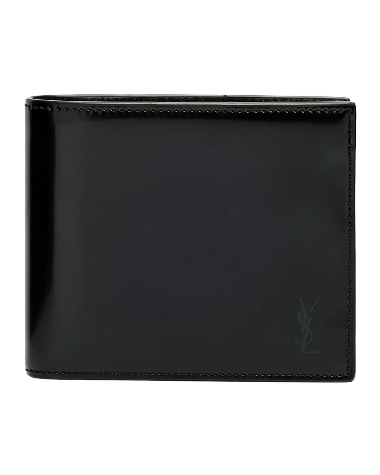 Saint Laurent Men's YSL Bifold Wallet in Leather