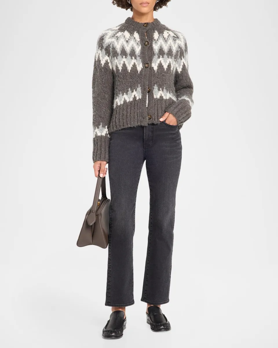 Veronica Beard Christina Fair Isle-Inspired Cardigan | Thumbnail 2