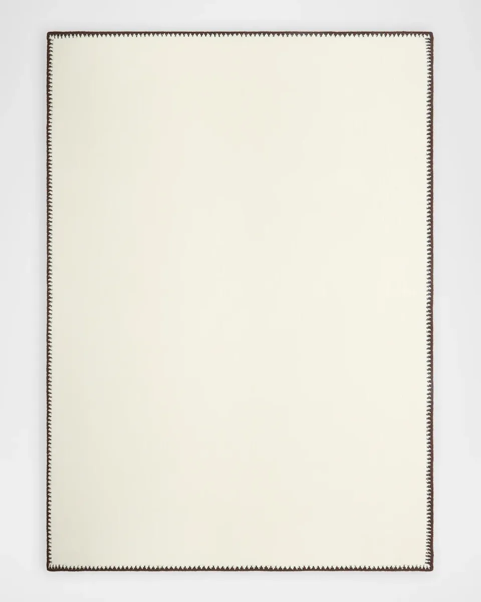 Barefoot Dreams CozyChic Ribbed Blanket Stitch Throw, 54" x 72" | Thumbnail 2 Barefoot Dreams CozyChic Ribbed Blanket Stitch Throw, 54" x 72" | Thumbnail 2