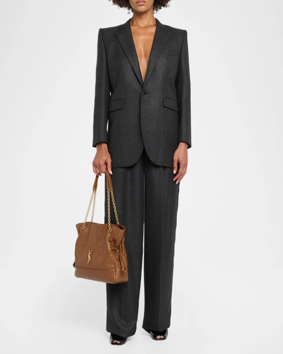 Saint Laurent Jamie 4.3 Small YSL Tote Bag in Quilted Leather | Thumbnail 5 Saint Laurent Jamie 4.3 Small YSL Tote Bag in Quilted Leather | Thumbnail 5