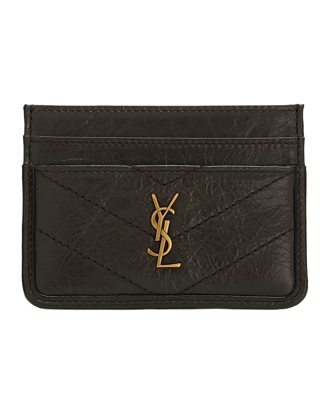 YSL Quilted Leather Card Holder YSL Quilted Leather Card Holder
