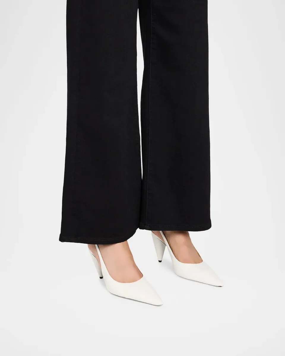 Stella McCartney 80mm Vegan Leather Slingback Pumps | Thumbnail 2