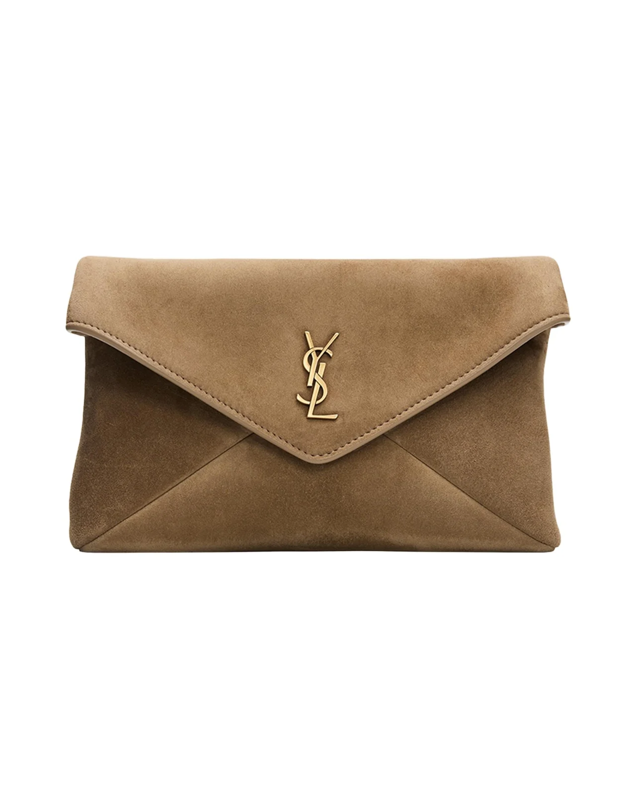 Cassandre Large Suede Envelope Clutch Bag Cassandre Large Suede Envelope Clutch Bag