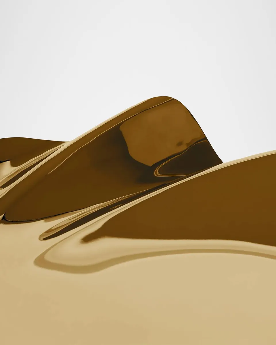 Zaha Hadid Design Serenity Stainless Steel Platter, Medium | Thumbnail 3