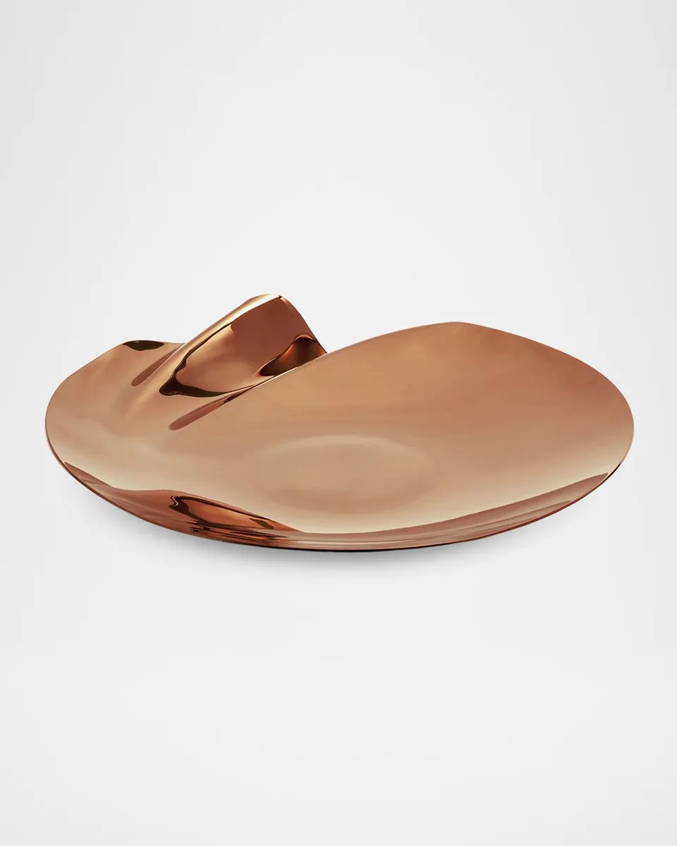 Zaha Hadid Design Serenity Stainless Steel Platter, Large | Thumbnail 2