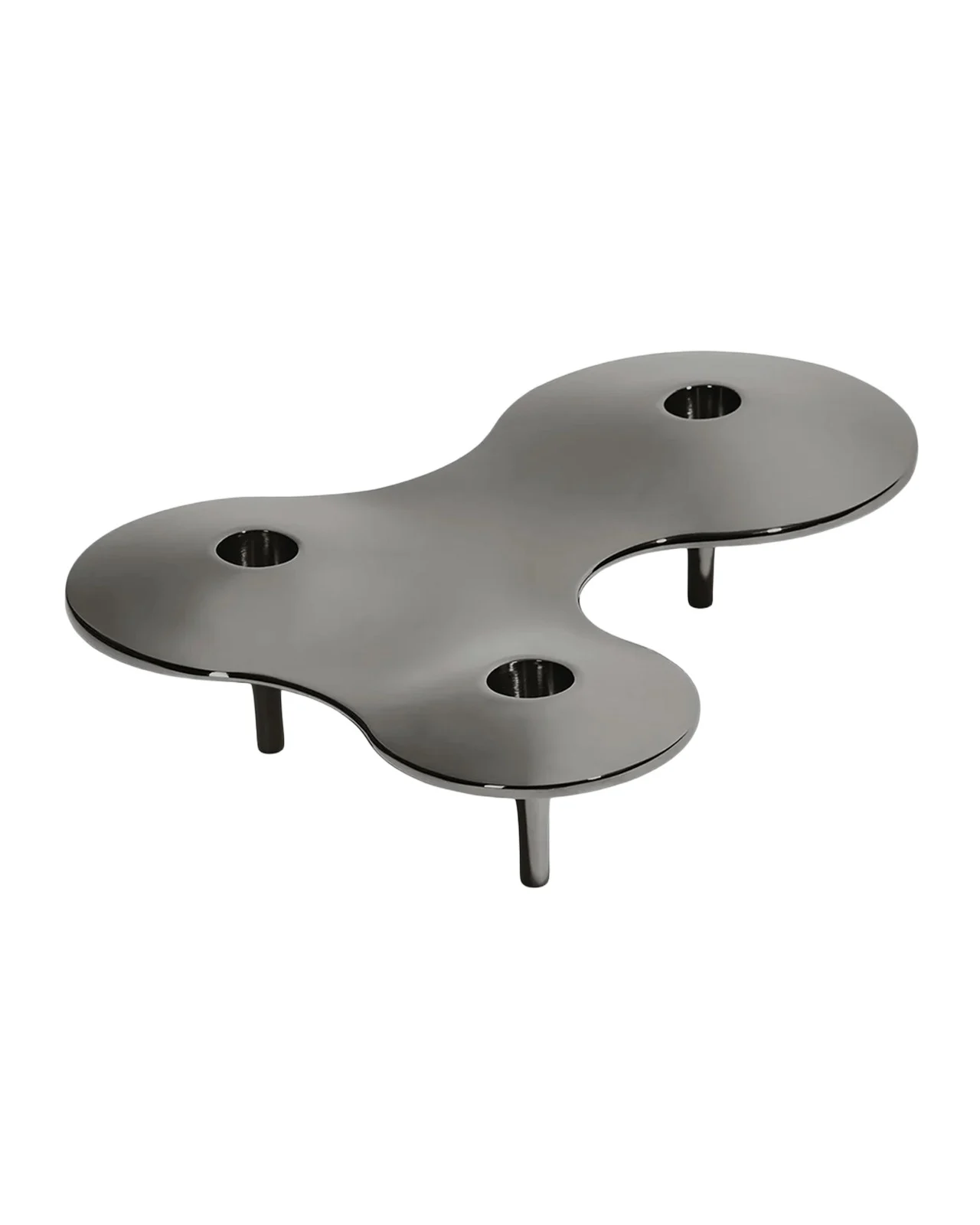 Zaha Hadid Design Cell Stainless Steel Triple Candle Holder