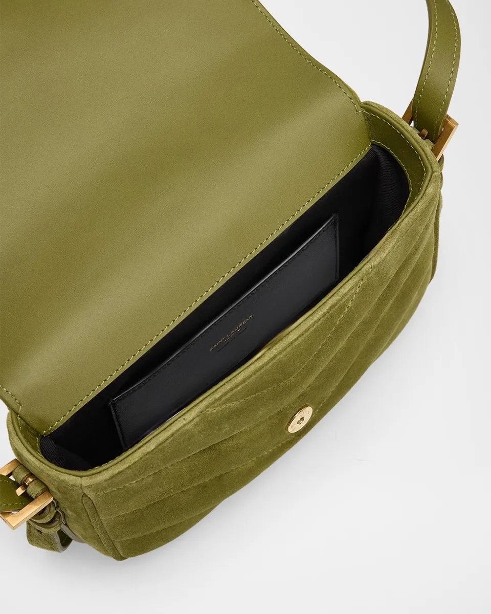 Saint Laurent Loulou Toy Suede Crossbody Bag | Thumbnail 4