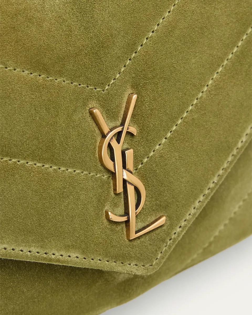 Saint Laurent Loulou Toy Suede Crossbody Bag | Thumbnail 6