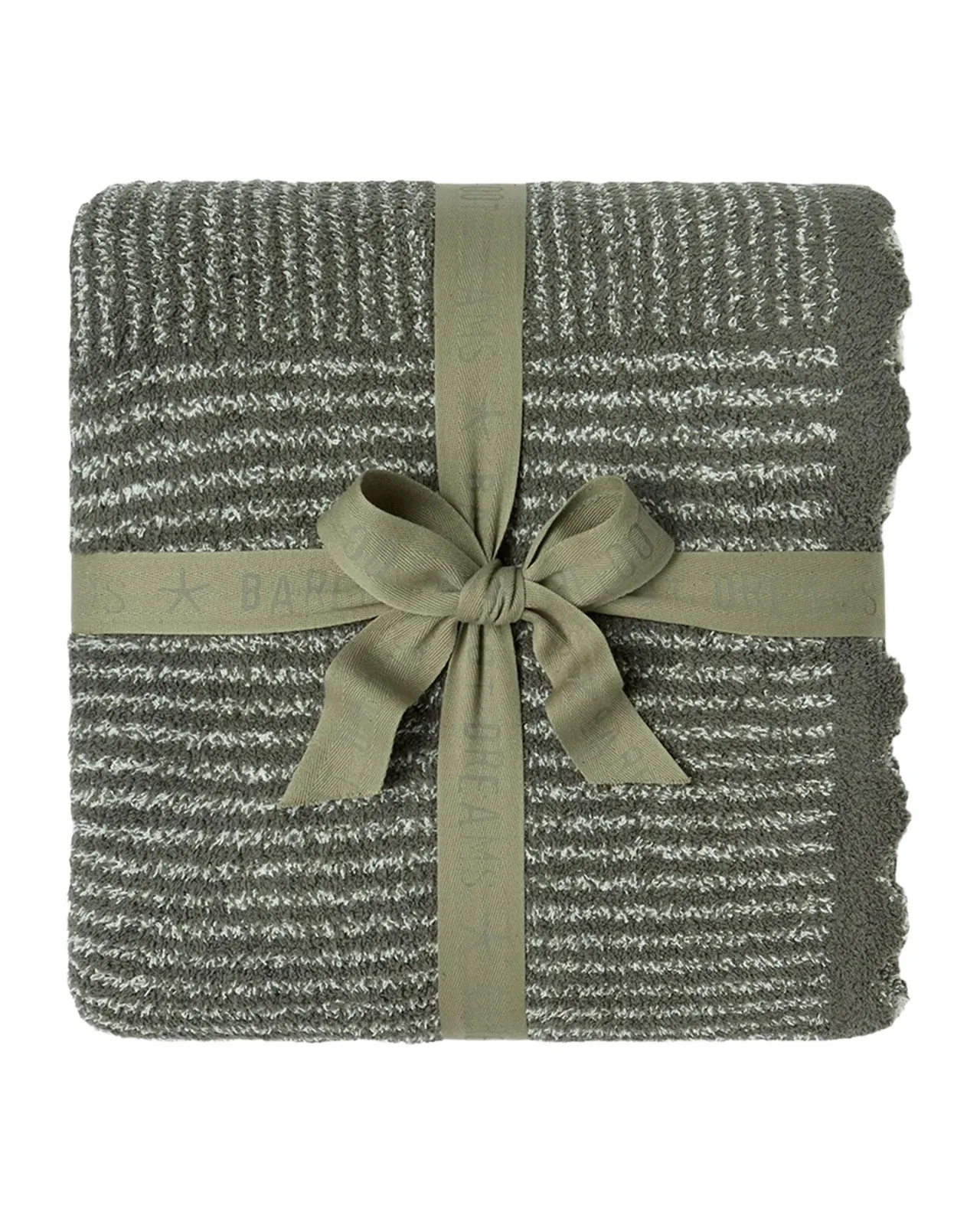 Barefoot Dreams CozyChic Scallop Stripe Throw, 54" x 72"