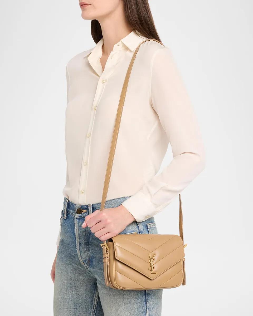 Saint Laurent Toy Loulou YSL Quilted Leather Crossbody Bag | Thumbnail 2