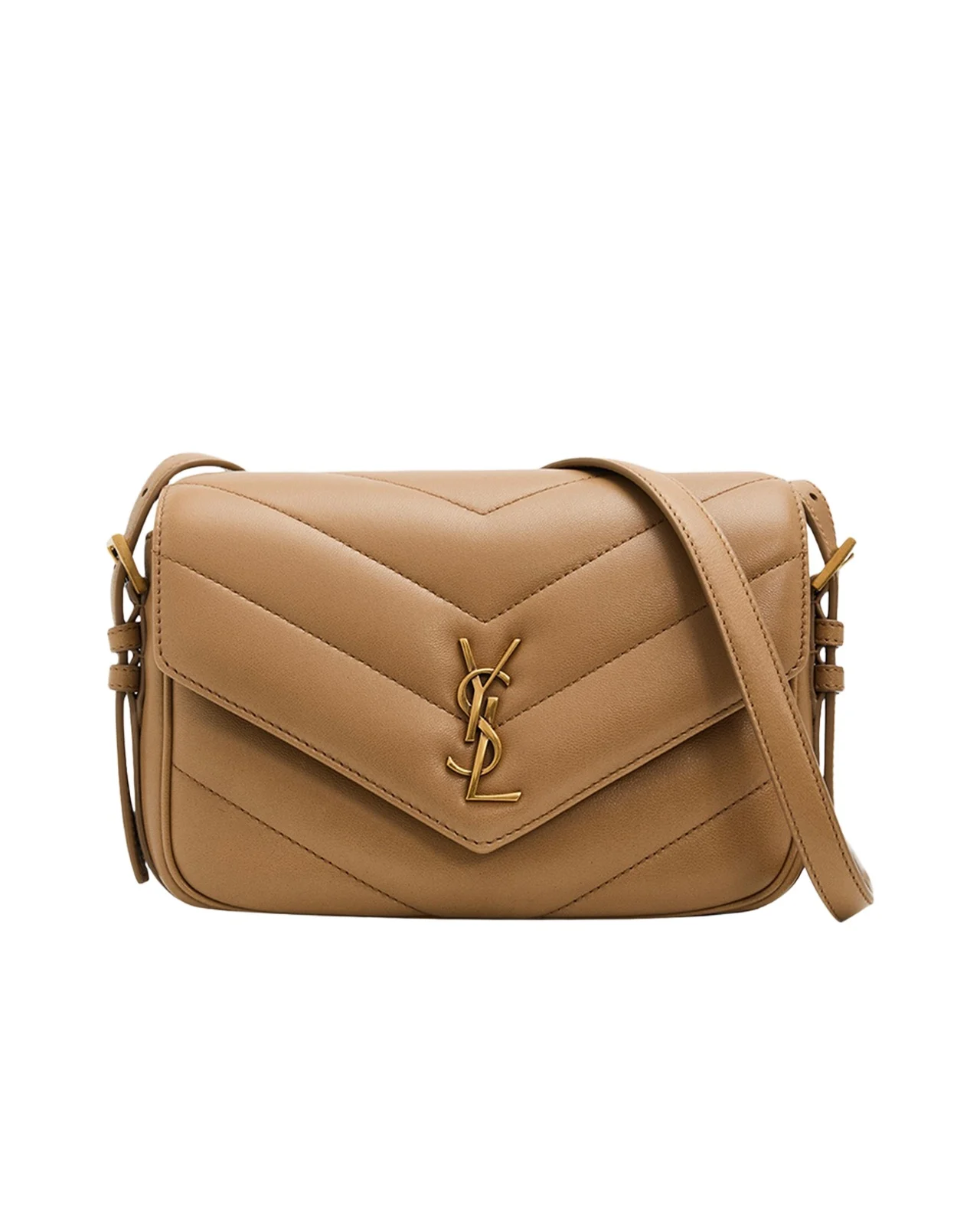 Saint Laurent Toy Loulou YSL Quilted Leather Crossbody Bag