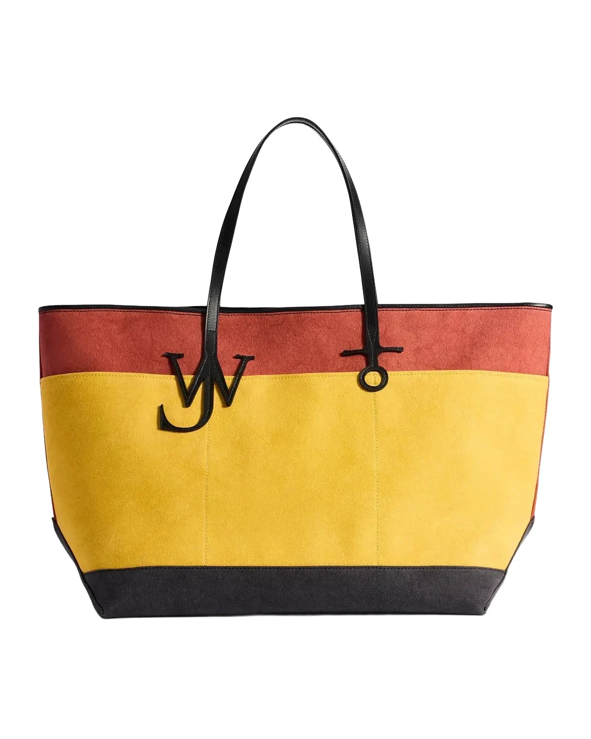 JW Anderson Men's Xl Anchor Canvas Leather-Trim Tote Bag