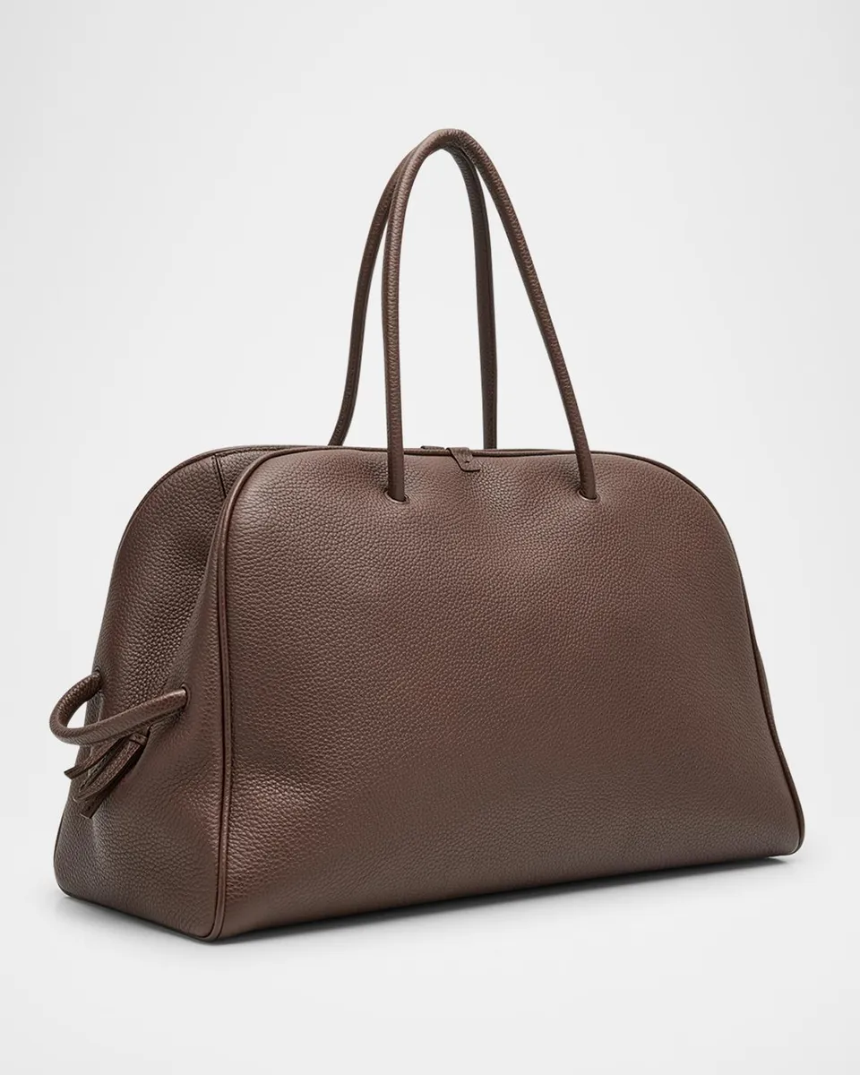 Jacquemus Men's Le Grand Turismo Large Leather Bowling Bag | Thumbnail 3 Jacquemus Men's Le Grand Turismo Large Leather Bowling Bag | Thumbnail 3