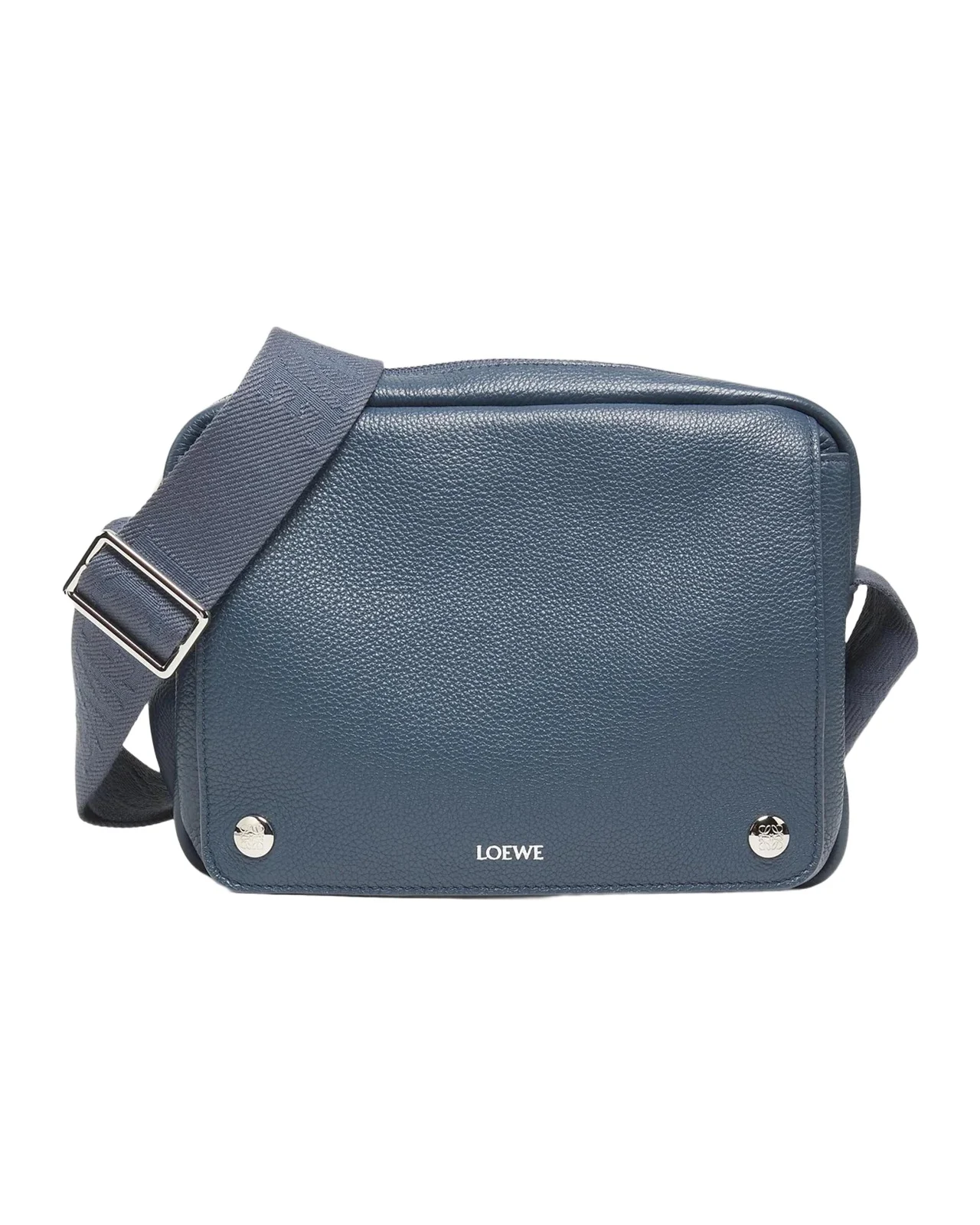 Loewe Men's Pebble Leather Extra-Small Messenger Bag