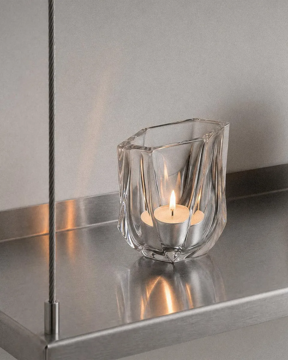 Zaha Hadid Design Shimmer Tealight Candle Holder | Thumbnail 4 Zaha Hadid Design Shimmer Tealight Candle Holder | Thumbnail 4