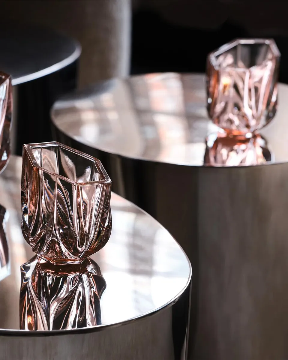 Zaha Hadid Design Shimmer Tealight Candle Holder | Thumbnail 4