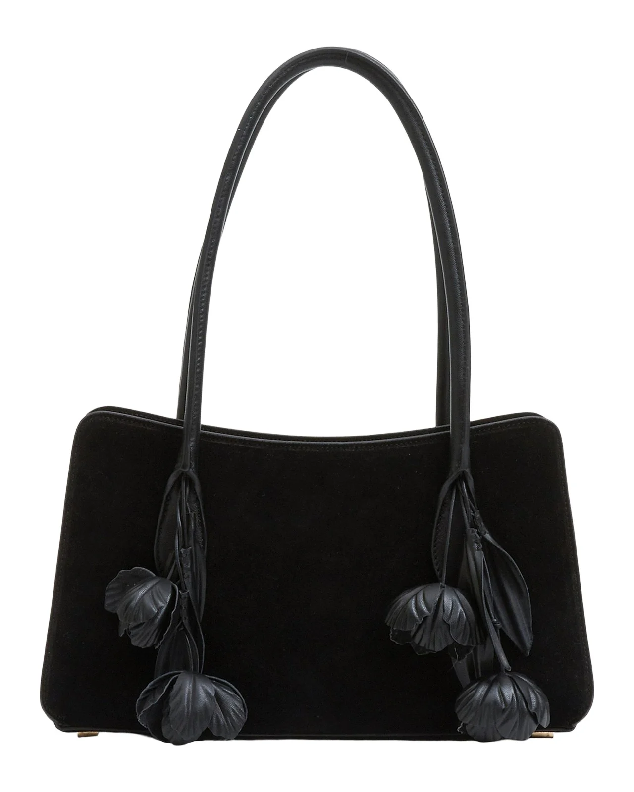 Simkhai Fleur Tasseled Suede Shoulder Bag