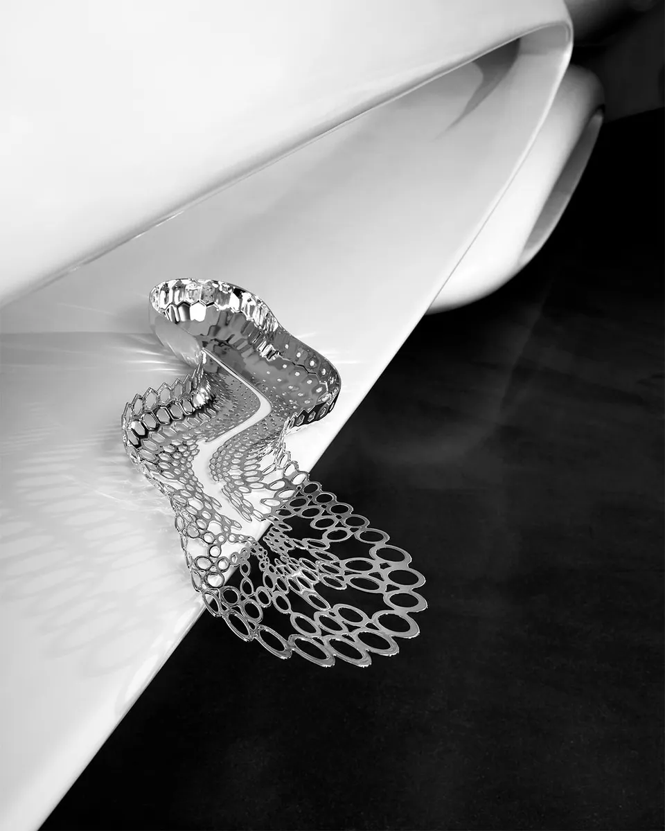 Zaha Hadid Design Cell Stainless Steel Centerpiece | Thumbnail 6