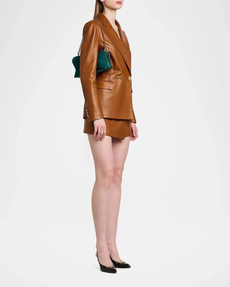 Versace Medusa Suede Clutch | Thumbnail 5 Versace Medusa Suede Clutch | Thumbnail 5