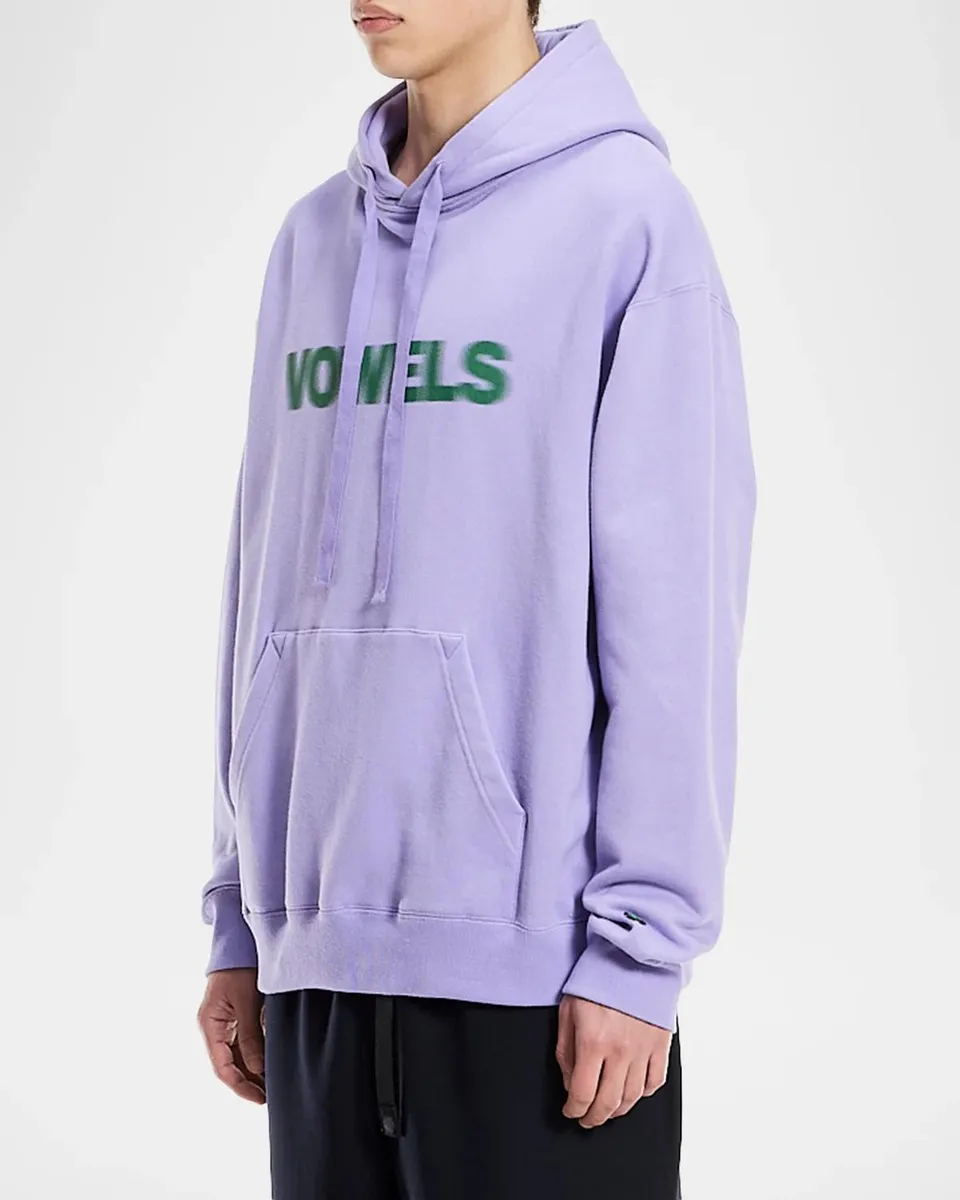 vowels Men's Blur Logo Hoodie | Thumbnail 4