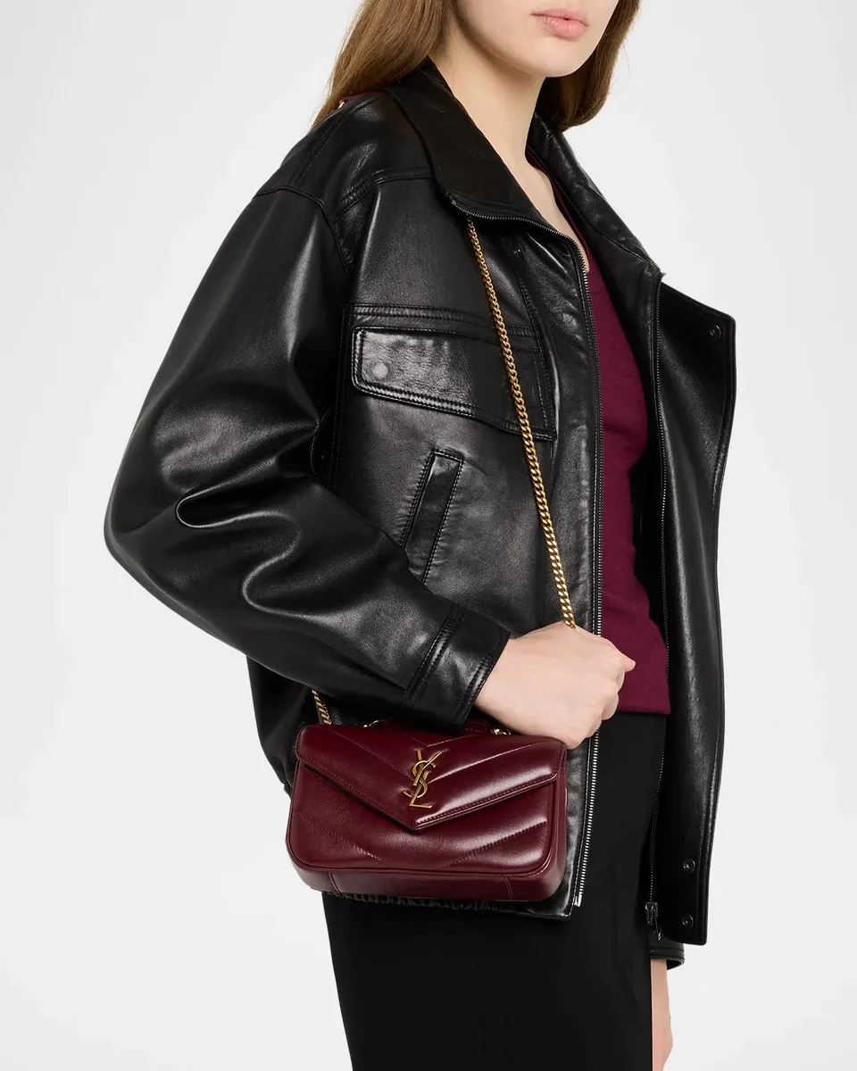 Saint Laurent Loulou Mini YSL Quilted Crossbody Bag | Thumbnail 2 Saint Laurent Loulou Mini YSL Quilted Crossbody Bag | Thumbnail 2