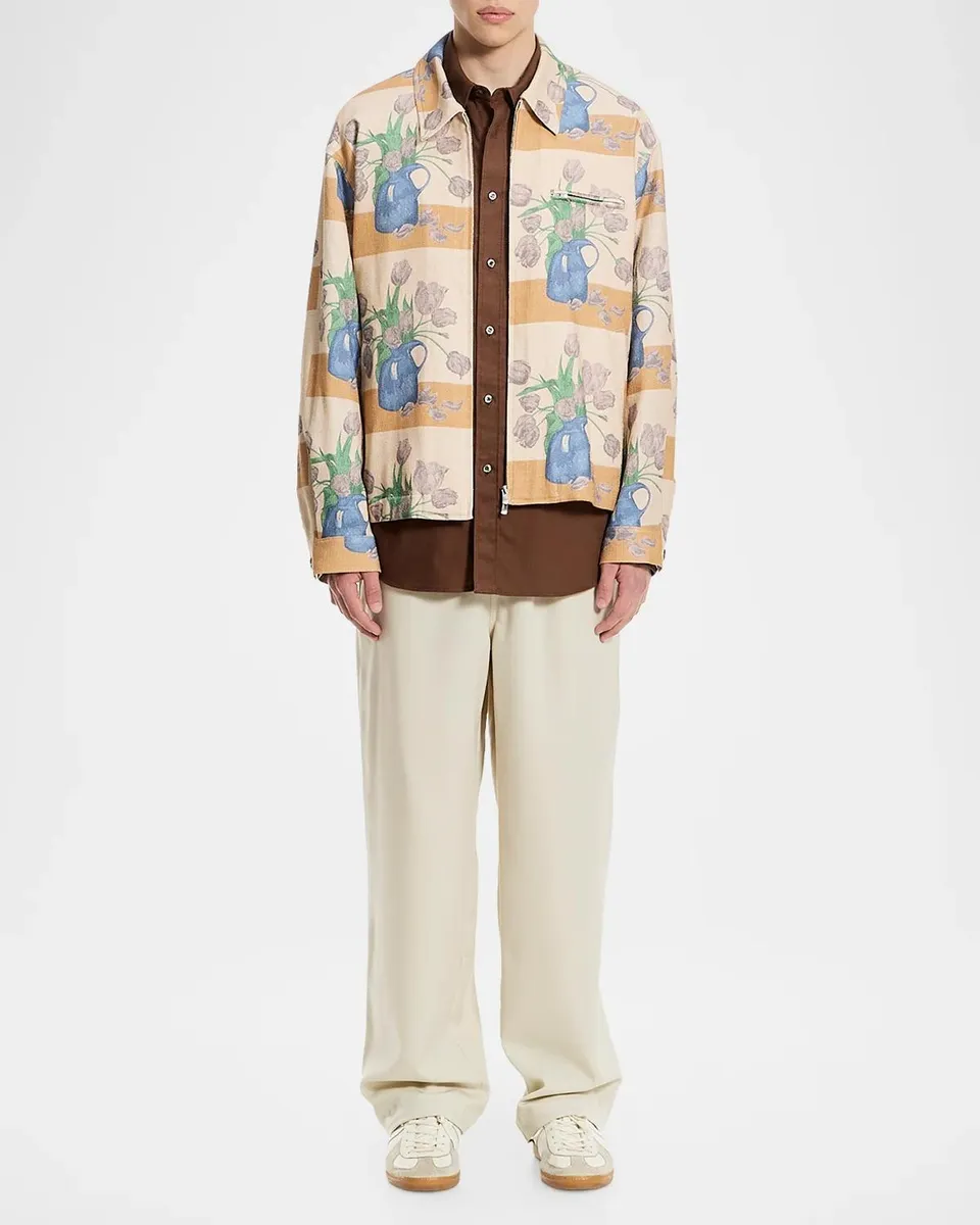 vowels Men's Tulip Full-Zip Shirt Jacket | Thumbnail 2 vowels Men's Tulip Full-Zip Shirt Jacket | Thumbnail 2