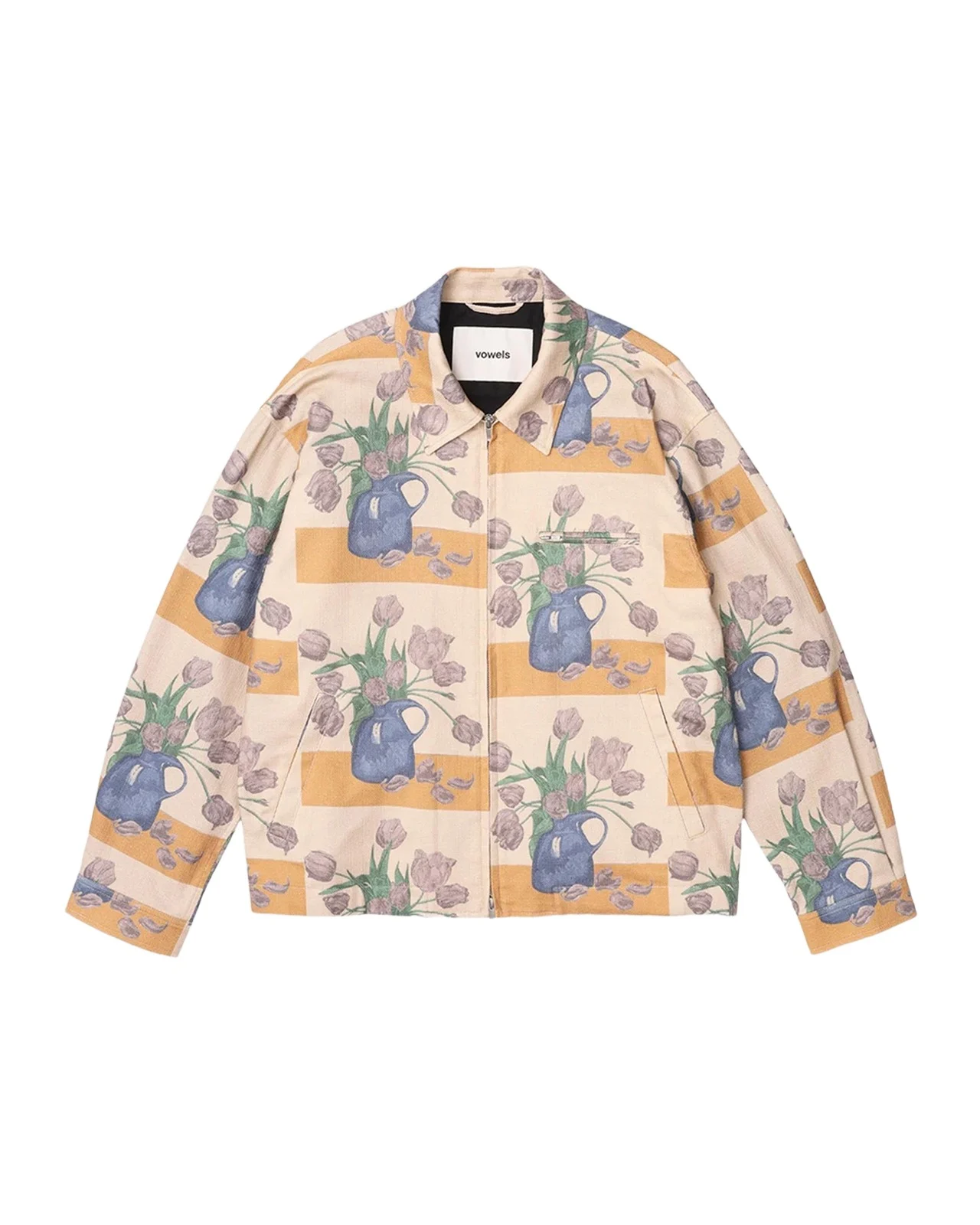 vowels Men's Tulip Full-Zip Shirt Jacket