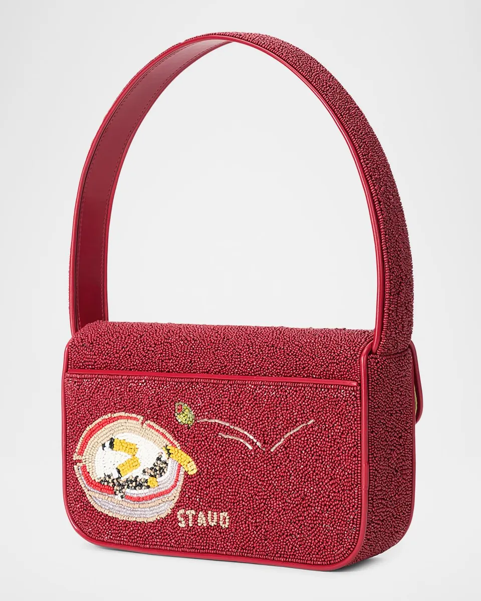 Staud Tommy Beaded Shoulder Bag | Thumbnail 2 Staud Tommy Beaded Shoulder Bag | Thumbnail 2