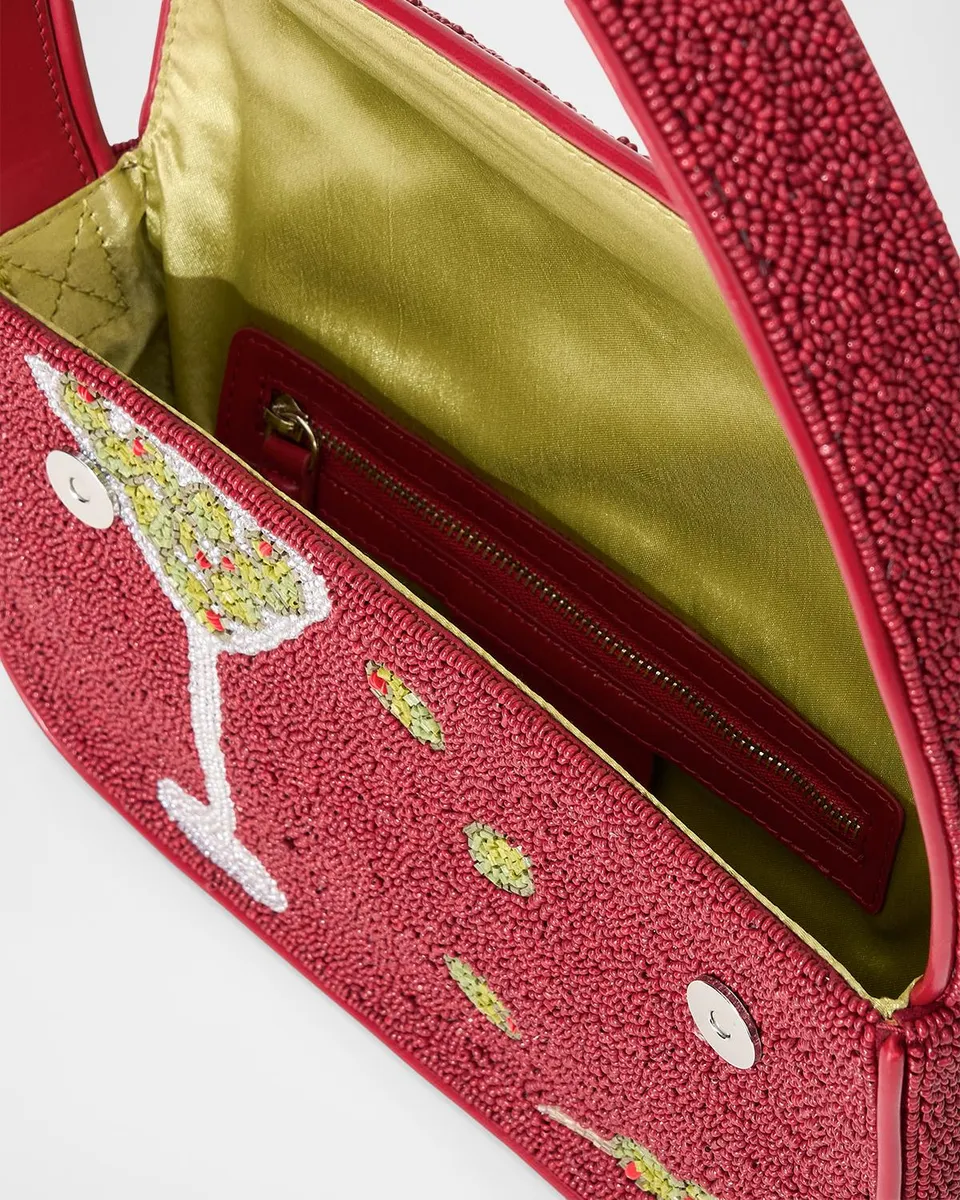 Staud Tommy Beaded Shoulder Bag | Thumbnail 3 Staud Tommy Beaded Shoulder Bag | Thumbnail 3