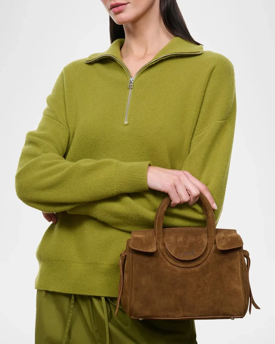Staud Maude Mini Suede Carryall Bag | Thumbnail 2 Staud Maude Mini Suede Carryall Bag | Thumbnail 2