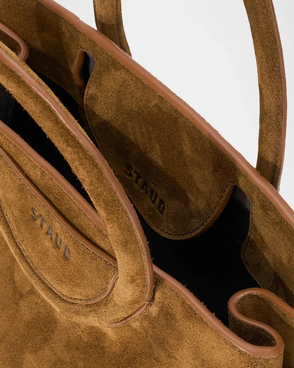 Staud Maude Mini Suede Carryall Bag | Thumbnail 3 Staud Maude Mini Suede Carryall Bag | Thumbnail 3