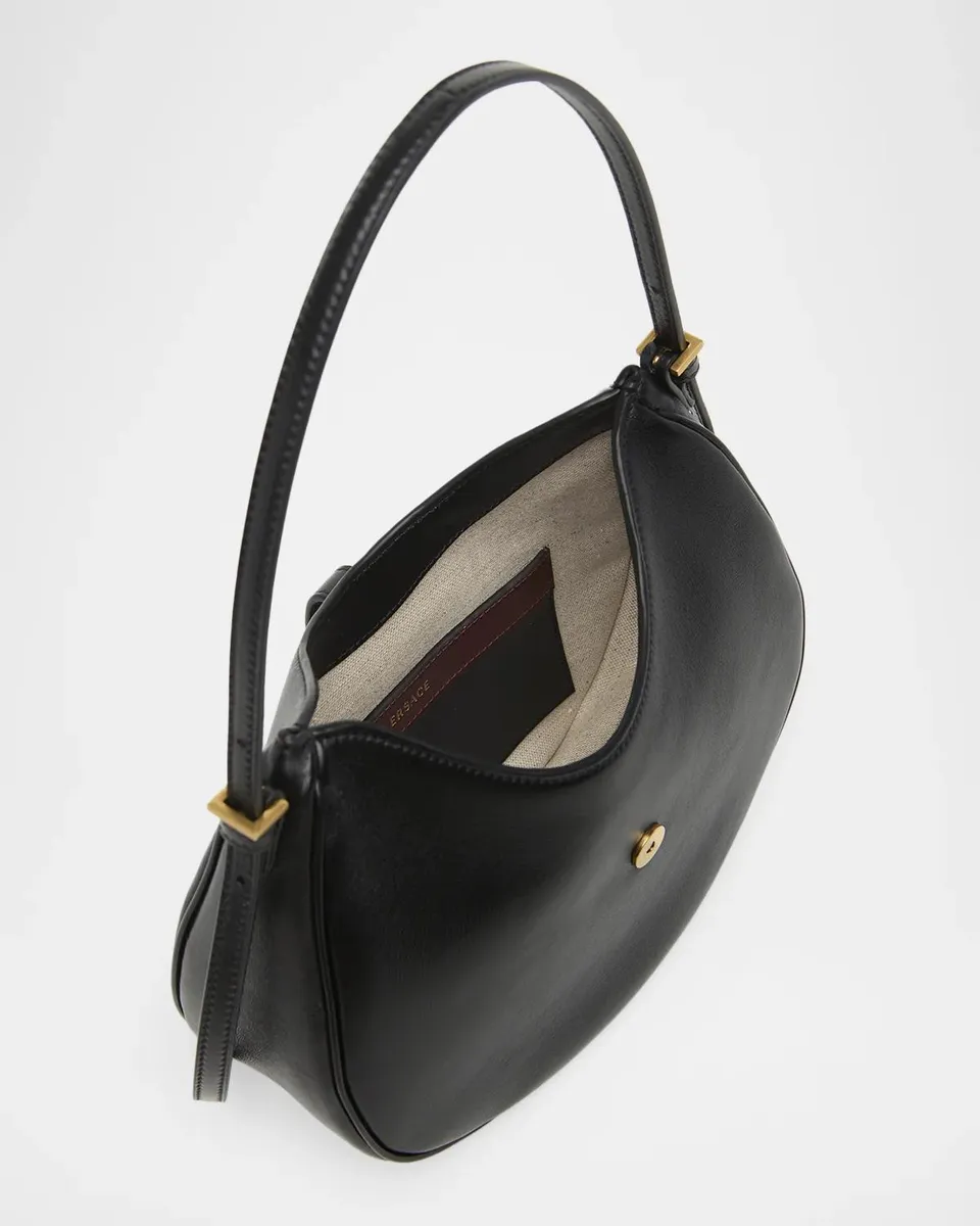 Versace Medusa Small Leather Hobo Bag | Thumbnail 4 Versace Medusa Small Leather Hobo Bag | Thumbnail 4