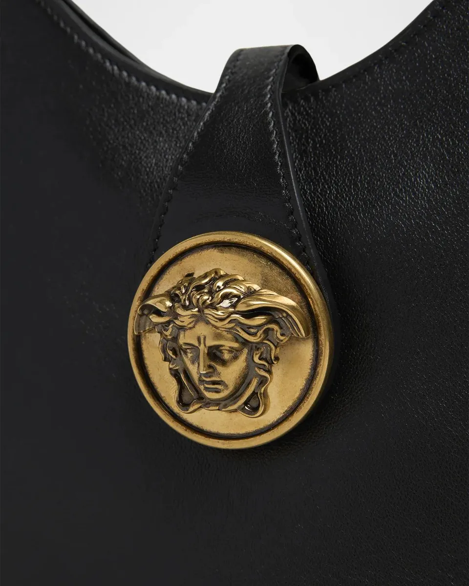 Versace Medusa Small Leather Hobo Bag | Thumbnail 6 Versace Medusa Small Leather Hobo Bag | Thumbnail 6