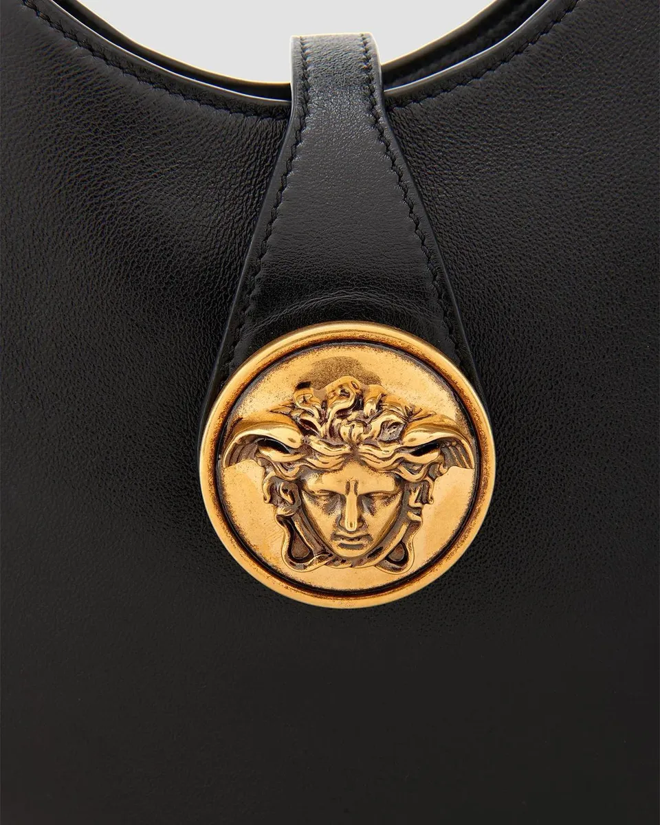 Versace Medusa Small Leather Hobo Bag | Thumbnail 4 Versace Medusa Small Leather Hobo Bag | Thumbnail 4