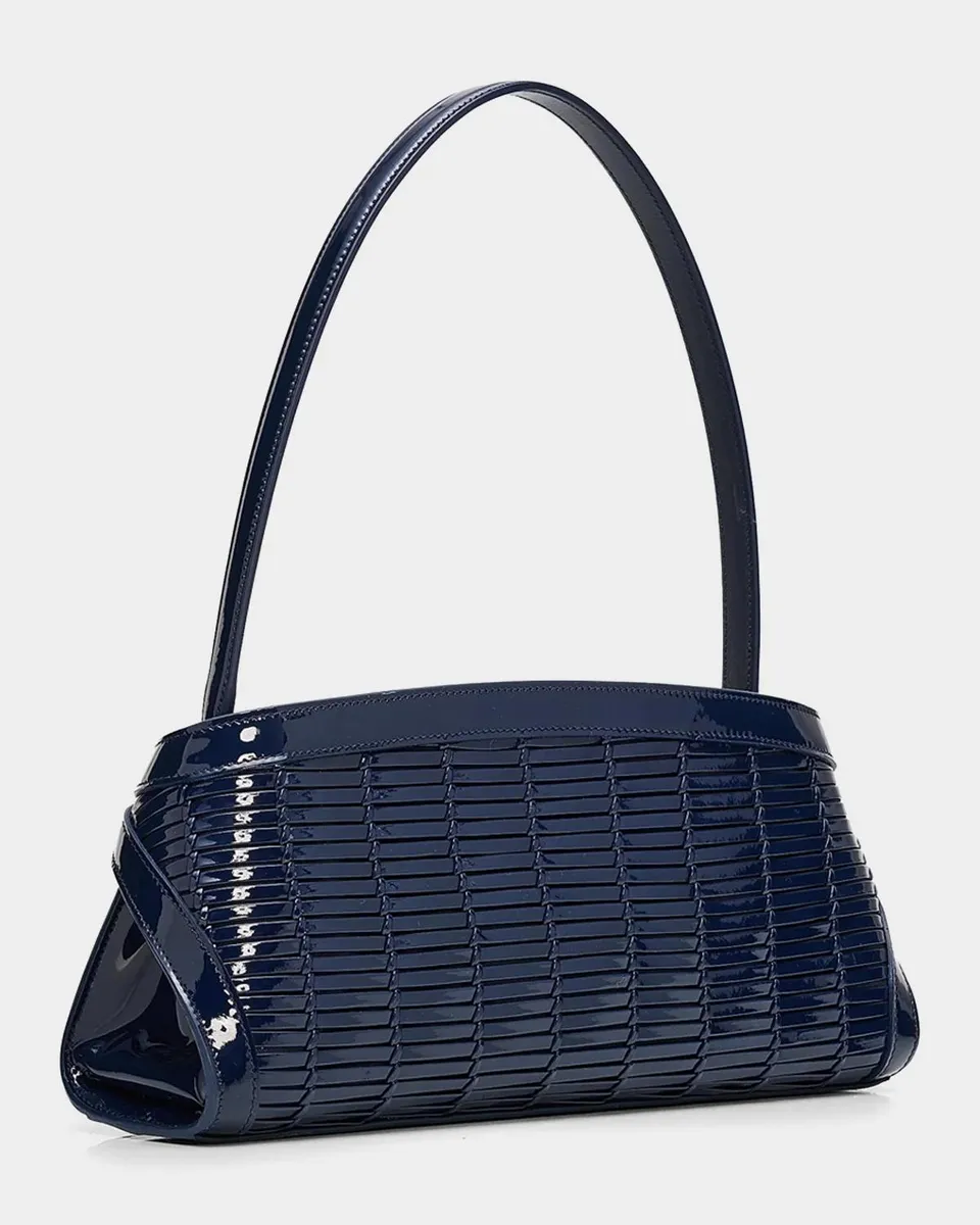 Ferragamo Hug Whispers Patent Leather East-West Shoulder Bag | Thumbnail 3 Ferragamo Hug Whispers Patent Leather East-West Shoulder Bag | Thumbnail 3