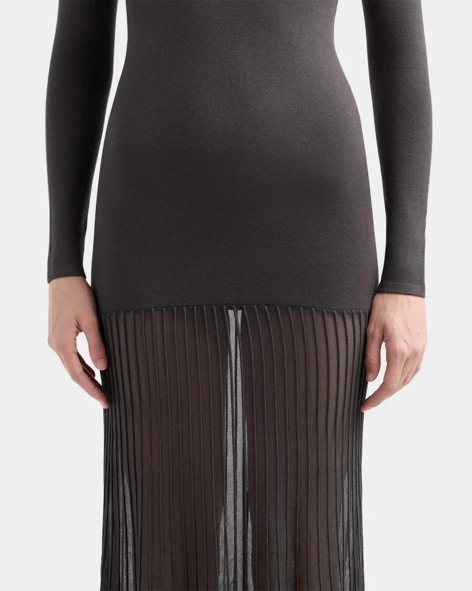 SEROYA Tova Mock-Neck Knit Maxi Dress | Thumbnail 3 SEROYA Tova Mock-Neck Knit Maxi Dress | Thumbnail 3