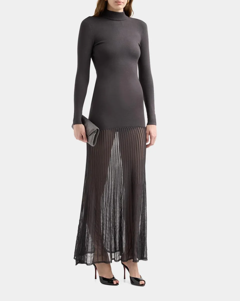 SEROYA Tova Mock-Neck Knit Maxi Dress | Thumbnail 5 SEROYA Tova Mock-Neck Knit Maxi Dress | Thumbnail 5