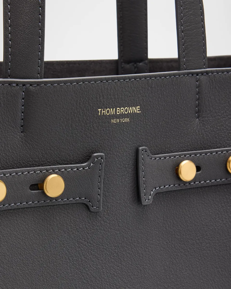Thom Browne Mrs. Thom Grain Leather Tote Bag | Thumbnail 6 Thom Browne Mrs. Thom Grain Leather Tote Bag | Thumbnail 6