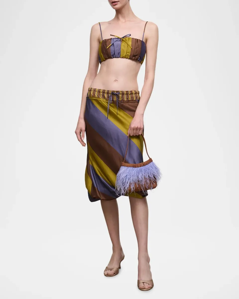 Staud Winslow Beaded Feather Top-Handle Bag | Thumbnail 5 Staud Winslow Beaded Feather Top-Handle Bag | Thumbnail 5