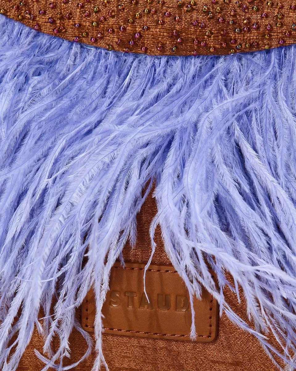 Staud Winslow Beaded Feather Top-Handle Bag | Thumbnail 6 Staud Winslow Beaded Feather Top-Handle Bag | Thumbnail 6