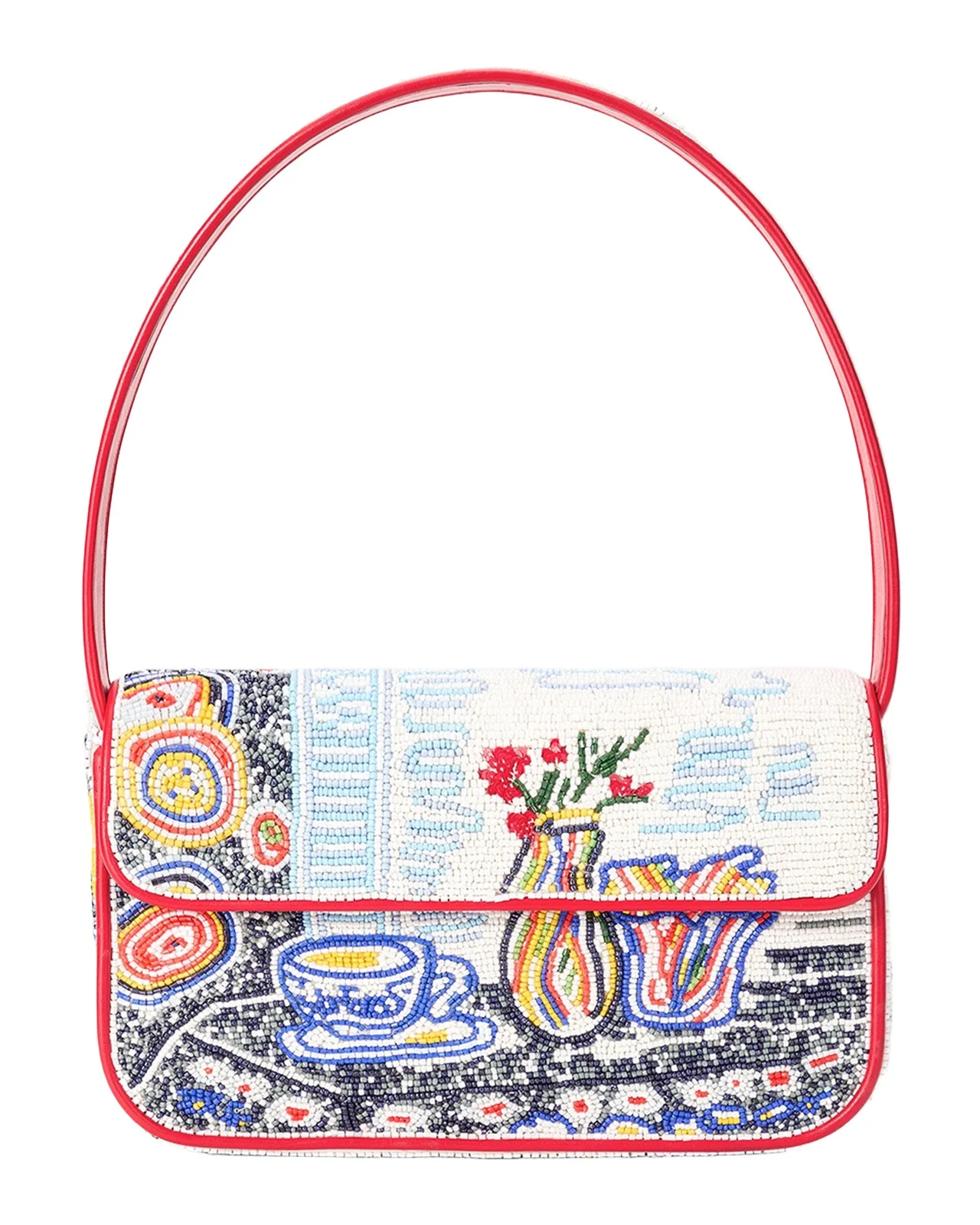 Tommy Beaded Shoulder Bag