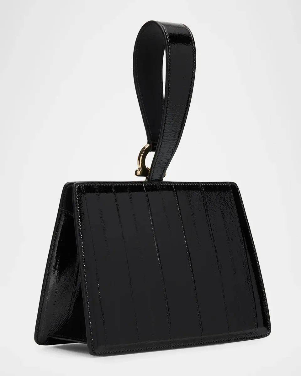 Ferragamo Mini Eel Leather Clutch | Thumbnail 3